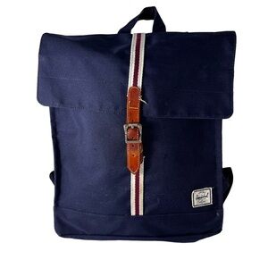 Herschel City Offset Mid-Volume 14L Backpack Navy Blue
